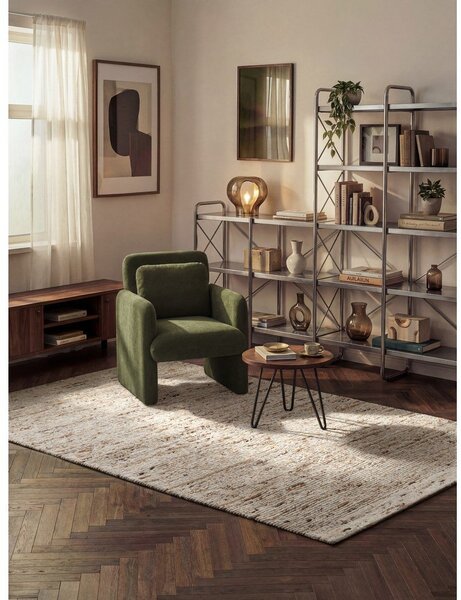 Bež ručno rađen vunen tepih 80x150 cm Bexley Woolwich – Ted Baker