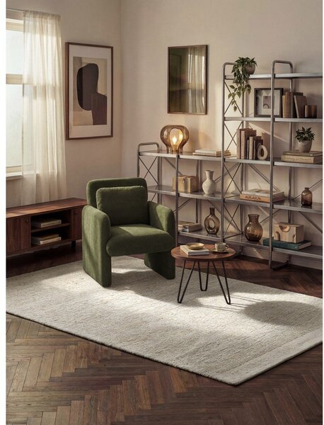 Krem ručno rađen vunen tepih 120x170 cm Bexley Woolwich – Ted Baker