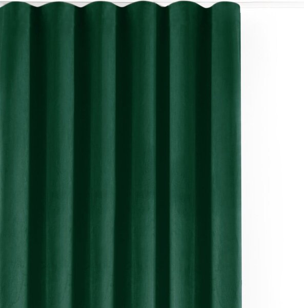 Zelena zavjesa za djelomično zamračenje od samta 400x270 cm Velto – Filumi