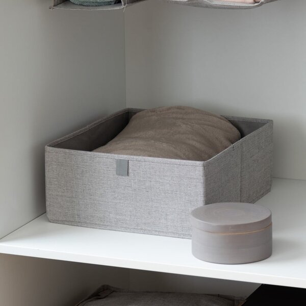 Siva kutija za pohranu Compactor Oxford, 56 x 36 cm