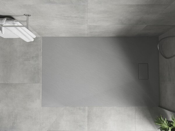 Mexen Hugo pravokutna tuš kada SMC 140 x 80 cm, siva - 42618014