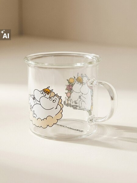 Sinsay - Staklena šalica s ručkom The Moomins