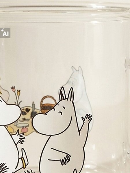 Sinsay - Staklena šalica s ručkom The Moomins