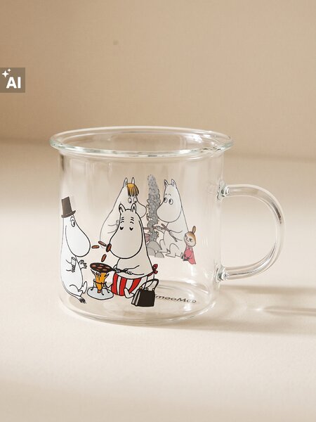 Sinsay - Staklena šalica s ručkom The Moomins