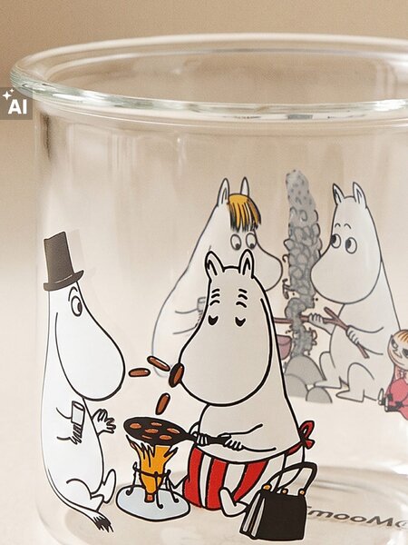 Sinsay - Staklena šalica s ručkom The Moomins