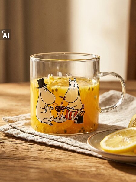 Sinsay - Staklena šalica s ručkom The Moomins