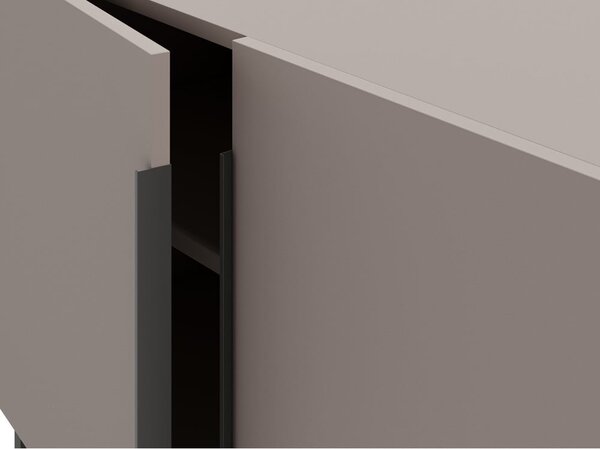 Siva/bež niska komoda 200x80 cm Titan – Marckeric