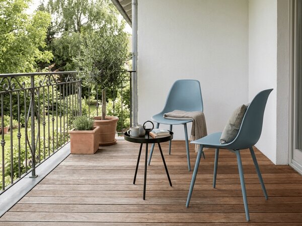 Set 2 kom plastičnih stolica OSAKA, petrolej