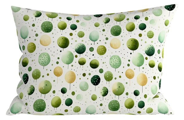 Set posteljina od polipamuka GREEN TREES POLY zelene + Jastučnica 50 x 70 cm BESPLATNO
