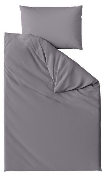 Pamučna posteljina DENYX BLEND siva hotelski džep Dimenzije posteljine: 70 x 90 cm | 140 x 200 cm