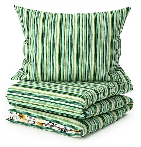 Set posteljine od polipamuka TREEVELLA POLY zelena + Jastučnica 45 x 45 cm BESPLATNO