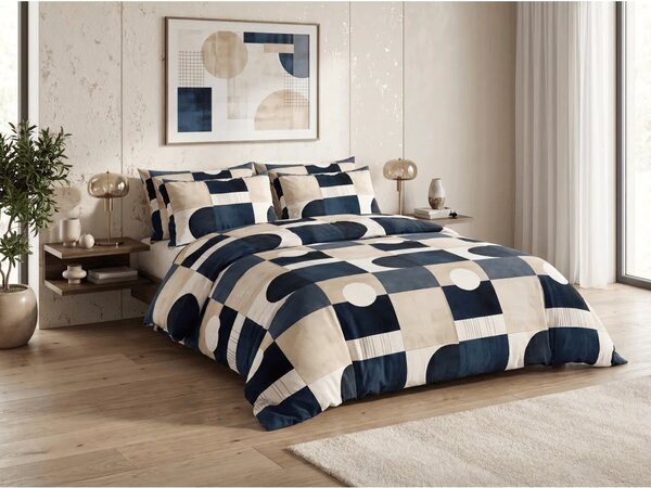 Set posteljine od polibavlna SOMVORA POLY šareni + jastučnica 50 x 70 cm BESPLATNO