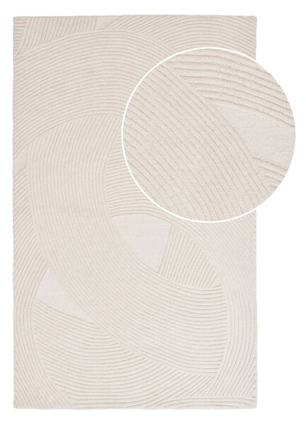 Krem ručno rađen vunen tepih 160x230 cm Pune – House Nordic