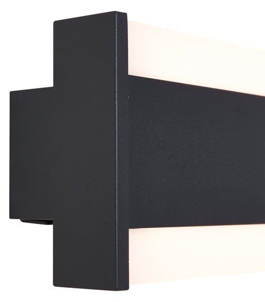 Moderna zidna svjetiljka crna CCT 60cm uklj. LED IP54 - Vanya