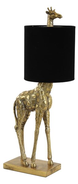 Stolna lampa crno-brončane boje (visina 61 cm) Giraffe - Light & Living