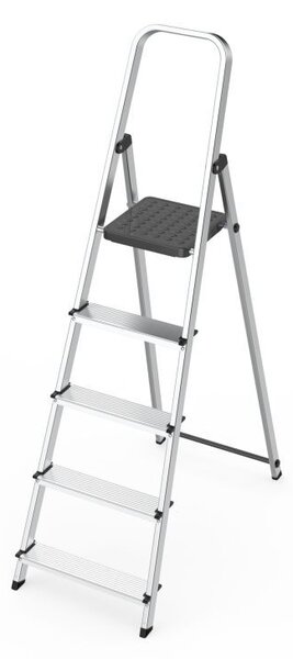 Aluminijske ljestve - sklopive ljestve s 5 stepenica i nosivošću 150 kg