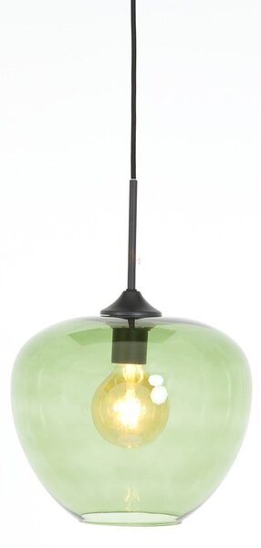 Zelena stropna svjetiljka sa staklenim sjenilom ø 30 cm Mayson - Light & Living
