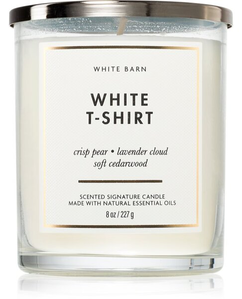 Bath & Body Works White T-Shirt mirisna svijeća 227 g