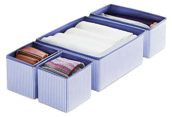 Tekstilni organizatori za ladice u setu 4 kom – Mioli Decor