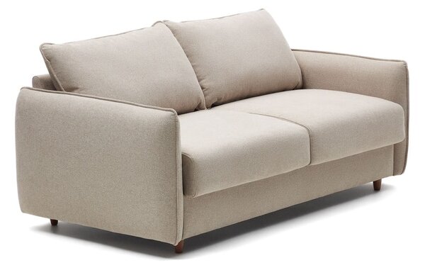 Bež sklopiva sofa 185 cm Carlota – Kave Home
