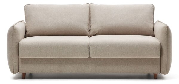 Bež sklopiva sofa 185 cm Carlota – Kave Home