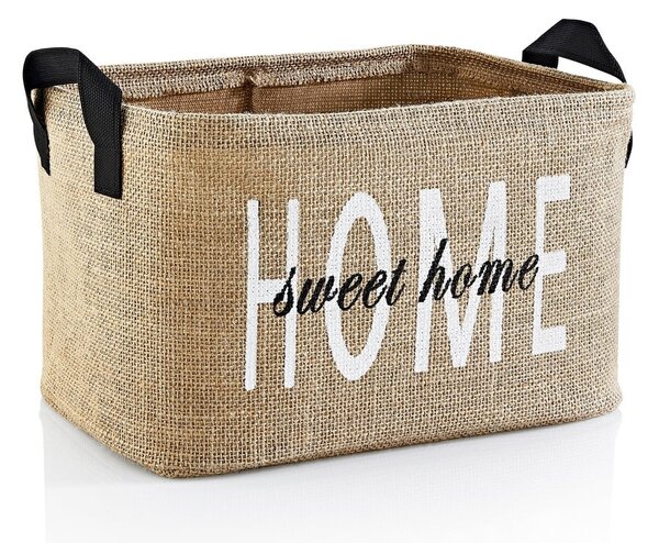 Košara za skladištenje od jute 30x22x30 cm – Mioli Decor