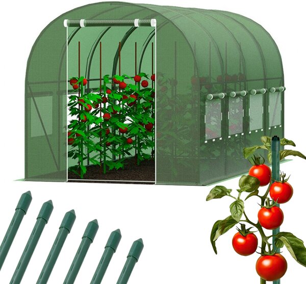 Vrtni plastenik 2,5x4 m