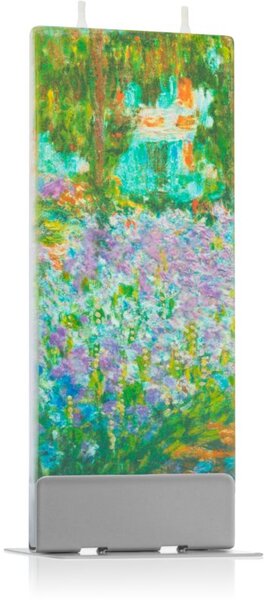 Flatyz Fine Art Claude Monet Irises In Monet´s Garden ukrasna svijeća 6x15 cm