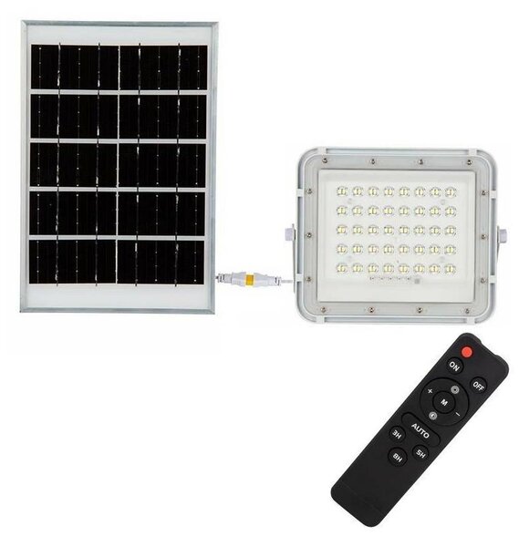 LED Vanjski solarni reflektor LED/6W/3,2V IP65 6400K bijela + DU