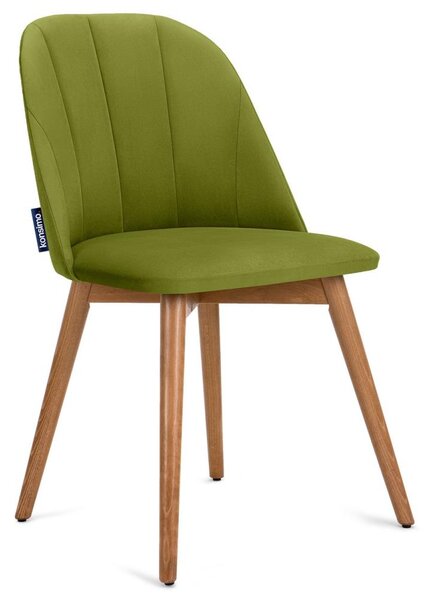 Blagovaonska stolica BAKERI 86x48 cm svjetlozelena/bukva