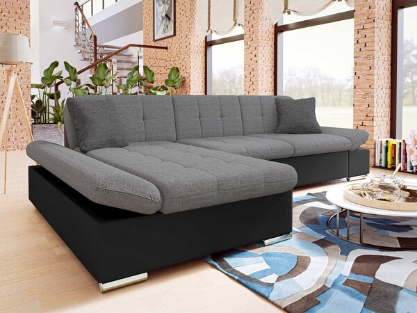 Kutna garnitura s funkcijom spavanja Raphael (L) (ekokoža Soft 011 + Lux 06 + Lux 5)