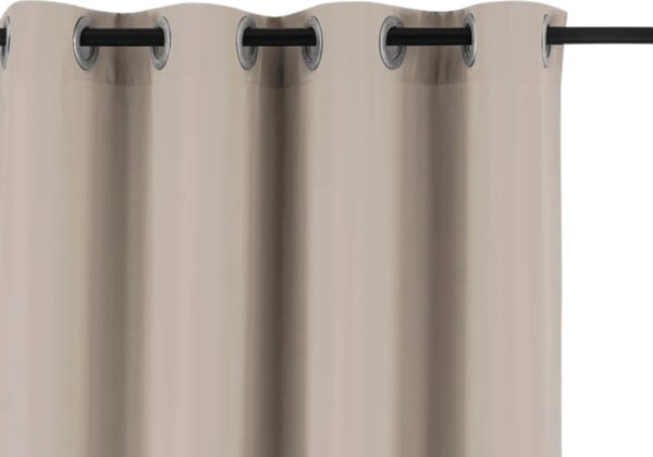 Vrtna zavjesa GARDIO EASY vodootporna 150x200 cm, bež. Sistem za vješanje: Metalni prstenovi
