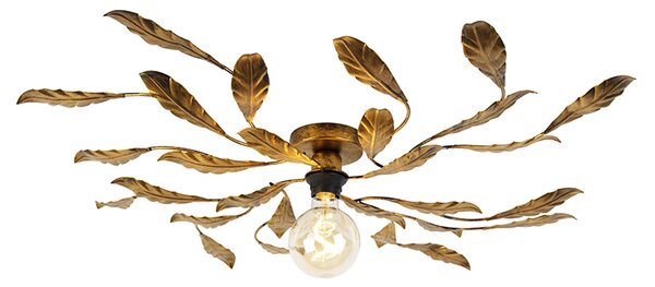 Vintage stropna lampa starinsko zlato - lipa