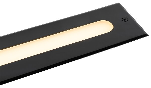 Set od 2 moderne podne svjetiljke crne 50 cm uklj. LED IP65 - Eline