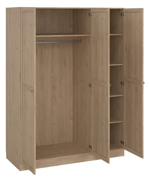 Ormar u dekoru hrasta u prirodnoj boji 147x200 cm Billund – Tvilum