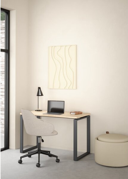Radni stol s pločom stola u dekoru hrasta 60x120 cm Sign – Tvilum