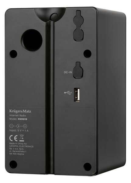 Wifi bt internet radio usb lcd 2.4" 25.000 stanica budilica