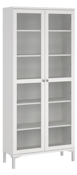 Bijela vitrina 89x203 cm Roma – Tvilum