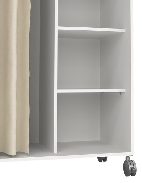 Bijeli/bež ormar 100x160 cm Kit – Tvilum