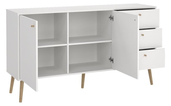Bijela niska komoda 149x82 cm Bodo – Tvilum