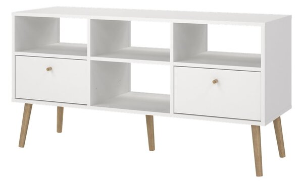 Bijela TV komoda 117x61 cm Bodo – Tvilum