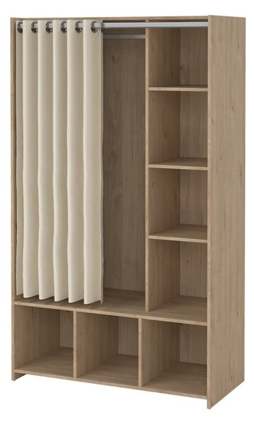 Bijeli/bež ormar u dekoru hrasta 105x180 cm Kit – Tvilum