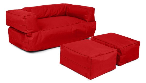 Crveni dječji kauč 100 cm Nier – Floriane Garden