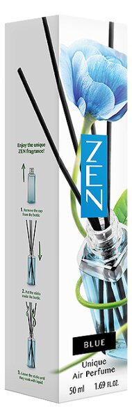 Štapićasti aroma difuzer ZEN PLAVI 50 ml