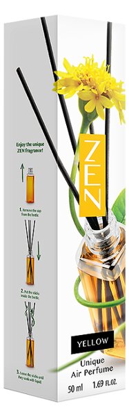 Štapićasti aroma difuzor ZEN YELLOW 50 ml