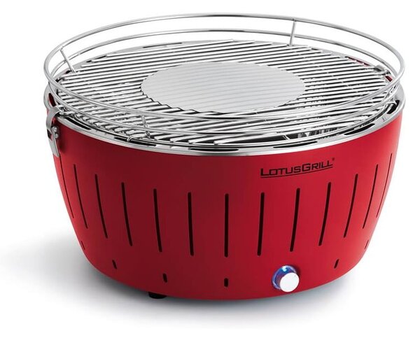Crveni bezdimni roštilj LotusGrill XL
