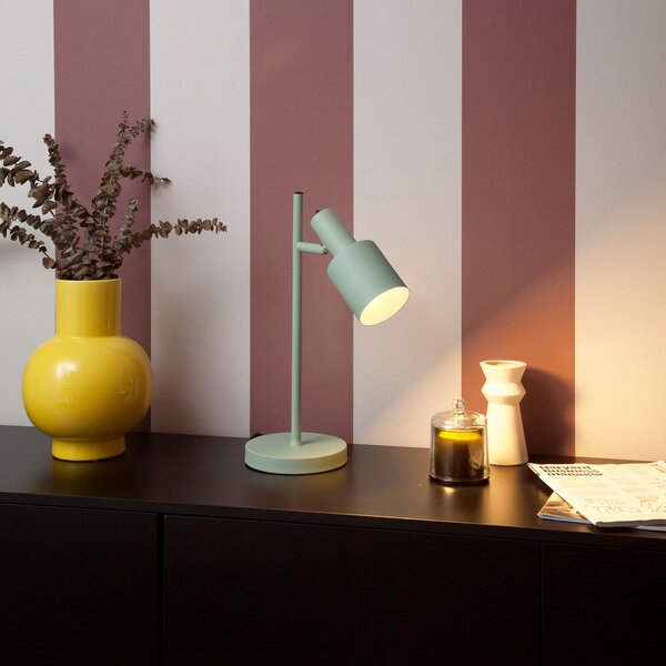 Moderna stolna lampa zelena - Stijn