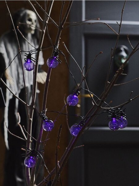 Sinsay - LED Halloween girlanda s motivom paukova