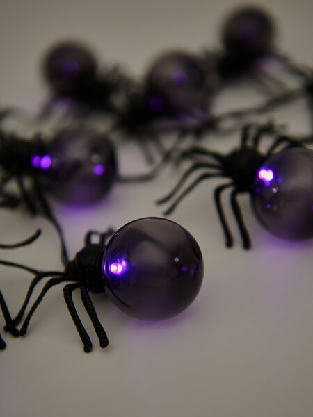 Sinsay - LED Halloween girlanda s motivom paukova