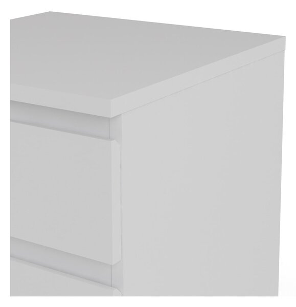 Bijela visoka komoda 40x107 cm Nova – Tvilum